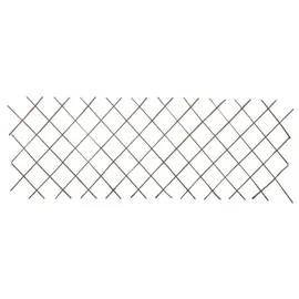 vidaXL Weidenzaun 180 x 90 cm Braun/Holz