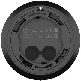 Theben Aufputzgehäuse LUXA 103 B BK Schwarz