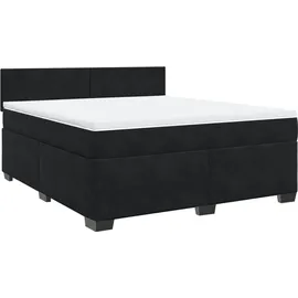 vidaXL Boxspringbett 180 x 200 cm Schwarz