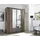 Pol-Power Drehtürenschrank Chicago 159 x 197 x 54 cm Braun