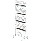 MUNK Rollgerüst 0,75 x 3,0 m mit Fahrbalken Plattformhöhe 8,45 m