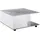 Wohnling Couchtisch Zementgrau Weiß Spanplatte 70 x 36,5 x 70 cm