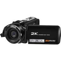 HDV-Z63 Full HD Videokamera Wifi - Camcorder - Mit Wifi - Anschluss für externe Mikrofone und Stativ - 24 Megapixel - CMOS