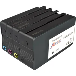 4 Ampertec Tinten ersetzt HP 953XL Multipack KCMY