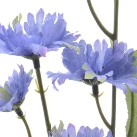 Decoris Kunstblumen Kornblume am Stiel 55cm blau