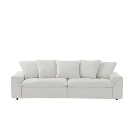 Sofa.de Big Sofa Stoff 3-Sitzer Grau