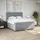 vidaXL Boxspringbett 180 x 200 cm Hellgrau