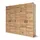 MASSIVMOEBEL24.DE Kleiderschrank Halmstad 242 x 219 x 60 cm Wildeiche