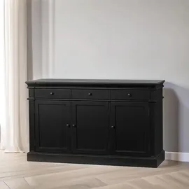 VCM Amaretta Sideboard 142 x 86 x 45 cm Schwarz