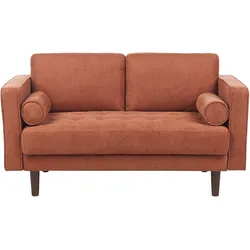 2-Sitzer Sofa goldbraun NURMO