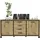 Forte Sideboard Trondheim 178,4 x 81,3 x 41,5 cm Artisan Eiche/Schwarz