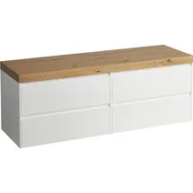 Laufen LANI Waschtischplatte wildeiche inklusive Unterschrank, ohne Ausschnitt, 1570x495x580mm, H4065901122611,