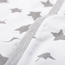 Staccato Unisex Baby Wendejacke - Bio-Baumwolle, Organic Cotton, Baby Erstausstattung - Farbe: Grey Star, Größe: 62