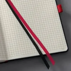 Notizbuch ca. A5 kariert schwarz CONCEPTUM CO662 Red Edition