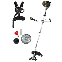 TEXAS BC358D Benzin Motorsense 4-Takt | 35,8 cm3 | 42 cm Arbeitsbreite | 5,5 kg | gelb/rot/schwarz/silber