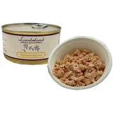 Hühnerbrust 300g Dose 100% Hühnerfleisch Hundefutter Katzenfutter von Lunderland