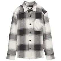 Tom Tailor Jungen Kinder Oversize Hemd im Karomuster, 36804 - Off White Black Big Check, 152