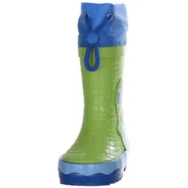 Playshoes Gummistiefel Dino Blau/Orange 25