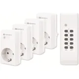 Sonero Funksteckdosen-Set 4 St. Weiß