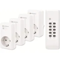 Sonero Funksteckdosen-Set 4 St. Weiß