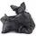 cornelissen natierliche geschenke gmbh & co. kg Plüsch Mega Fledermaus 0 cm Schwarz