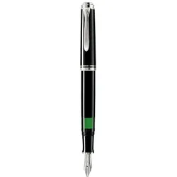 Pelikan Kolbenfüllhalter Souverän M405 Feder M schwarz