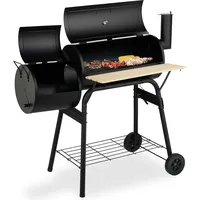Relaxdays Relaxdays, Holzkohlegrill, Smoker-Grill (24.30 cm)