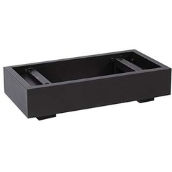 Bari Lounge Rahmen zu Kaffeetisch 90x45cm - eisengrau