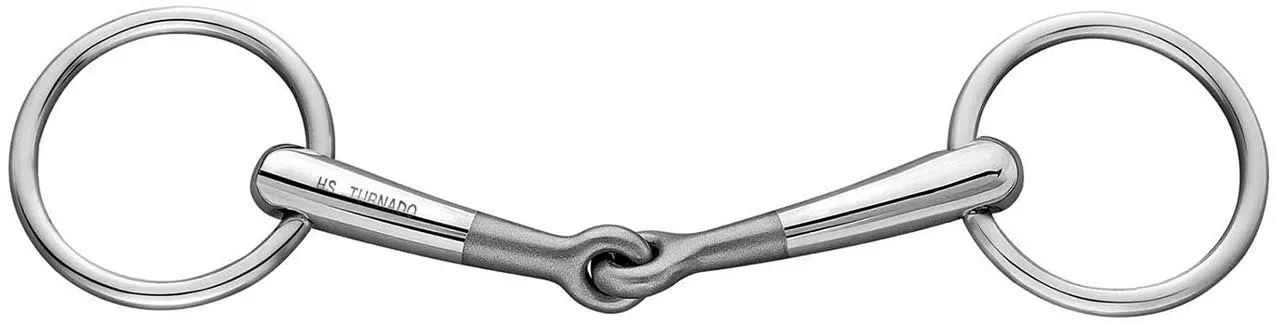 Sprenger Turnado Unterlegtrense mit losen Ringen, einfach gebrochen, 14 mm, Edelstahl
