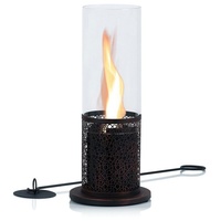 Zelsius Tischfeuer Tischkamin für Indoor und Outdoor mit wirbelnder Flamme, Kupfer schwarz