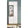 inn.furn Vitrine Cover 60 x 34 x 160 cm Weiß/Schwarz