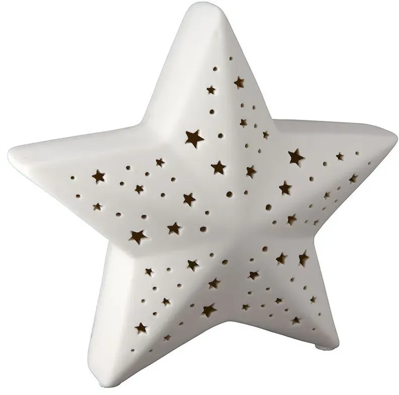 Dekostern Lichterglanz LED weiß 13cm