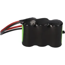 Akkuman Notleuchtenakku NiMH 3,6V 4000mAh F1x3 Baby C mit Kabel und Faston-Buchsen -4,8mm / +6,3mm