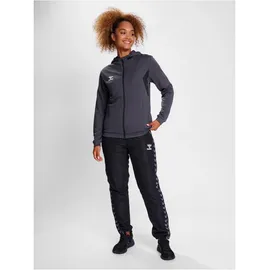 hummel Authentic PL ZIP HOODIE WOMAN asphalt L