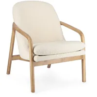 BIZZOTTO Sessel Elaide Bouclé 66 x 82 x 66 cm Creme