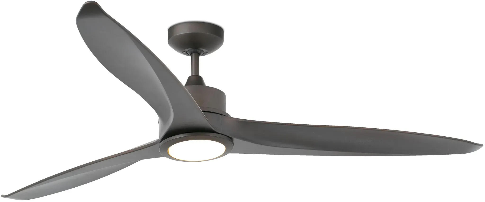 Energiespar Deckenventilator Tonic Braun mit LED