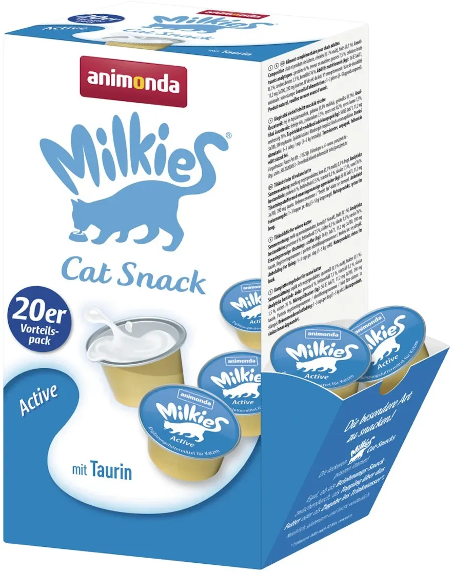 animonda Milkies Kapseln 20 x 15g Multipack Katzensnack Active