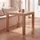 FineBuy Esstisch 80 x 75 x 80 cm braun