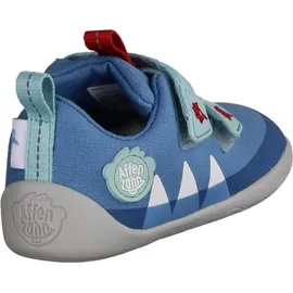 Affenzahn Barfußschuh Lucky Hai Hellblau / Rot 24