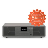 Sonoro Meisterstück Gen 2, Sandstone- Satin grau - Kompaktanlage, SO-6200-100SSG