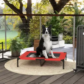 PawHut Hundesofa PawHut 92 x 76 cm rot