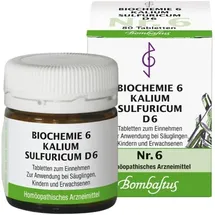 Bombastus Biochemie 6 Kalium sulfuricum D 6 Tabletten