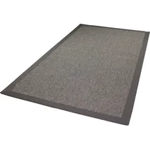 DEKOWE Teppichboden DEKOWE "Naturino RipsS2 Spezial", grau (platin), B:300cm H:8mm L:400cm, Kunstfaser, Teppiche, Flachgewebe, meliert, Sisal-Optik, In- und Outdoor geeignet