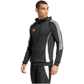 adidas Tiro24 Hoodie Schwarz/Weiß S