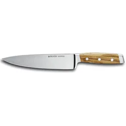 Kochmesser FELIX SOLINGEN "First Class Wood", silber (silberfarben), X50 CrMoV15 Klingenstahl, Kochmesser, geschmiedete Klinge, Maserung