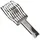 Lacor Fleischzange rostfrei 30,5 cm Grau