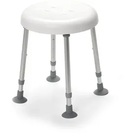 DRIVE Duschhocker Delphi geschlossen weiß max. 180 kg Höhe 45-55 cm
