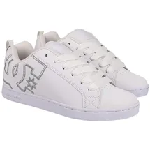 DC Shoes Court Graffik Damen Weite M Weiß/Silber 37,5