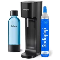 Sodapop Joy Eco black + PET-Flasche + Zylinder