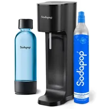 Sodapop Joy Eco black + PET-Flasche + Zylinder